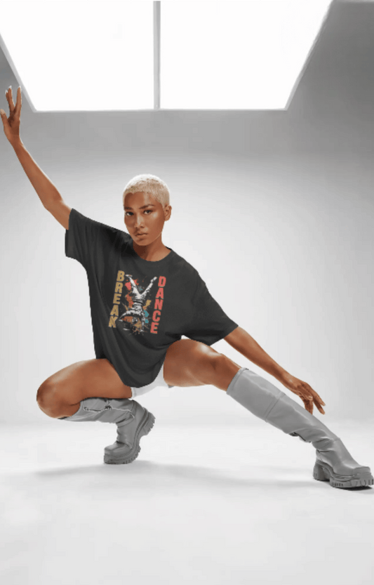 Breakdance Unisex Oversized T-Shirt (Bold Street Style)